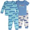 imageOnesies Brand Baby Boys Snug Fit 4Piece Pajama SetCars