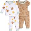 imageOnesies Brand Unisex Baby Snug Fit 4Piece Pajama SetDogs