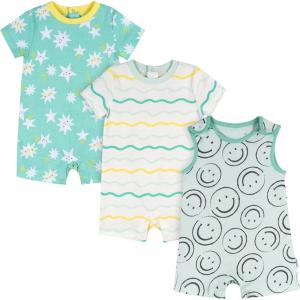 imageOnesies Brand Unisex Baby Unisex Baby 3pack RomperSmiles