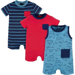imageOnesies Brand babyboys 3pack RomperTruck