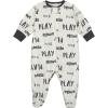 imageOnesies Brand Unisex Baby 4Pack Sleep N Play Footies Multi PackGrey Neutral
