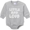 imageOnesies Brand babyboys Sweatshirt Bubble RomperLittle and Loud