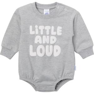 imageOnesies Brand babyboys Sweatshirt Bubble RomperLittle and Loud
