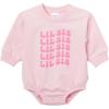 imageOnesies Brand babygirls Sweatshirt Bubble RomperLil Sis