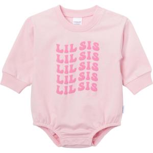 imageOnesies Brand babygirls Sweatshirt Bubble RomperLil Sis