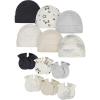 imageOnesies Brand Unisex Baby 12piece Cap and Mitten SetGrey Neutral