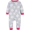 imageOnesies Brand Baby Girls 3pack Snug Fit Onepiece Cotton PajamasDots  Kitties