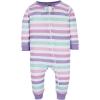 imageOnesies Brand Baby Girls 3pack Snug Fit Onepiece Cotton PajamasRainbows
