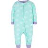 imageOnesies Brand Baby Girls 3pack Snug Fit Onepiece Cotton PajamasRainbows