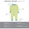 imageOnesies Brand babyboys 3pack Snug Fit Onepiece Cotton PajamasStripes  Doggies